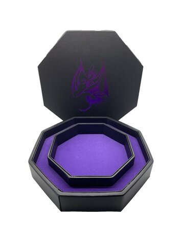NORSE FOUNDRY PURPLE DRAGON TRAY OF HOLDING DICE TRAY