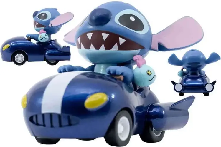 STITCH ZOOM HERO WINDOW BOX (DARK BLUE CAR)