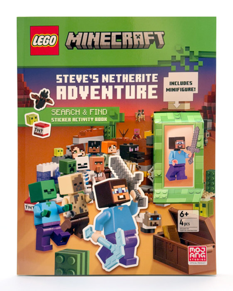 PENGUIN RANDOM HOUSE LEGO MINECRAFT STEVES NETHERITE ADVENTURE