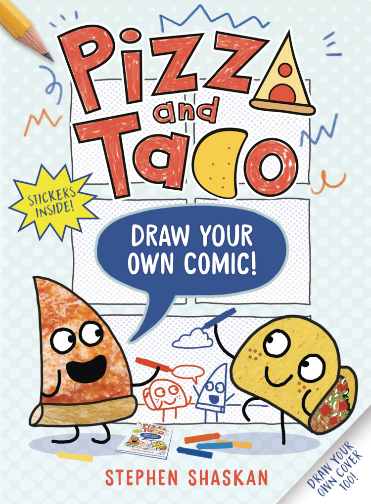 PENGUIN RANDOM HOUSE PIZZA AND TACO DRAW YOUR OWN COMIC