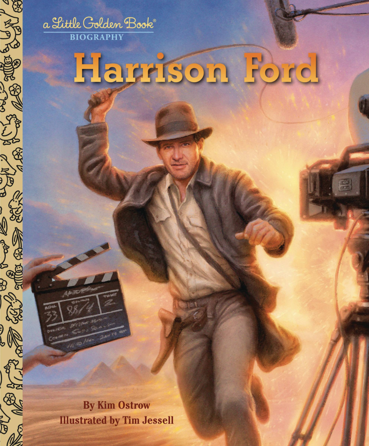 GOLDEN BOOKS HARRISON FORD LITTLE GOLDEN BOOK BIOGRAPHY