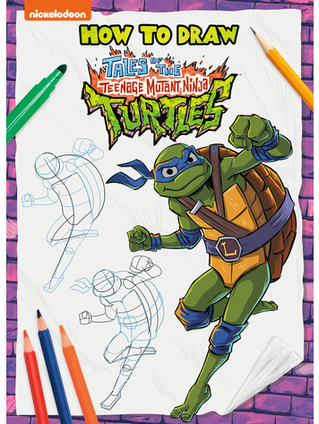 PENGUIN RANDOM HOUSE HOW TO DRAW THE TEENAGE MUTANT NINJA TURTLES