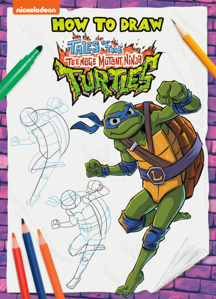 PENGUIN RANDOM HOUSE HOW TO DRAW THE TEENAGE MUTANT NINJA TURTLES