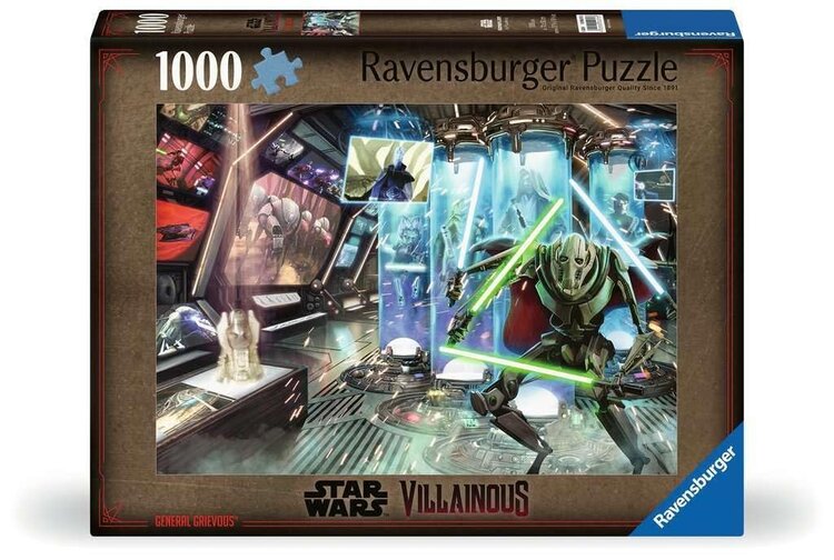 RAVENSBURGER DISNEY VILLAINOUS GENERAL GRIEVOUS 1000PC PUZZLE