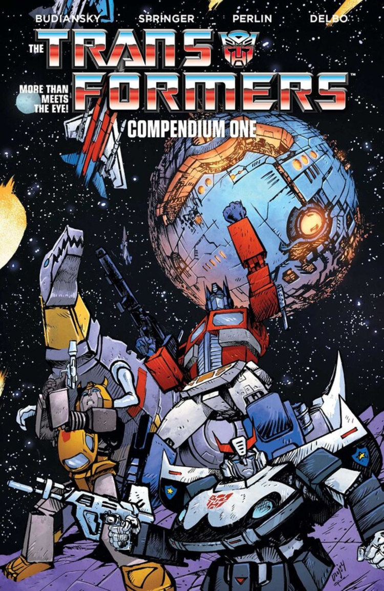 IMAGE COMICS TRANSFORMERS COMPENDIUM TP VOL 01 DANIEL WARREN JOHNSON & MIKE SPICER CVR