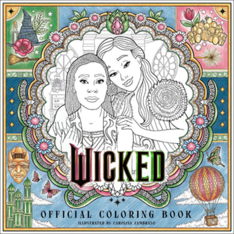 WILLIAM MORROW WICKED OFFICIAL COLORING BOOK