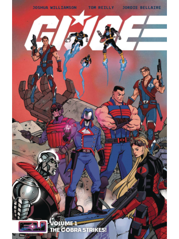 IMAGE COMICS GI JOE TP VOL 01 THE COBRA STRIKES DIRECT MARKET EXCLUSIVE TOM REILLY RED CVR