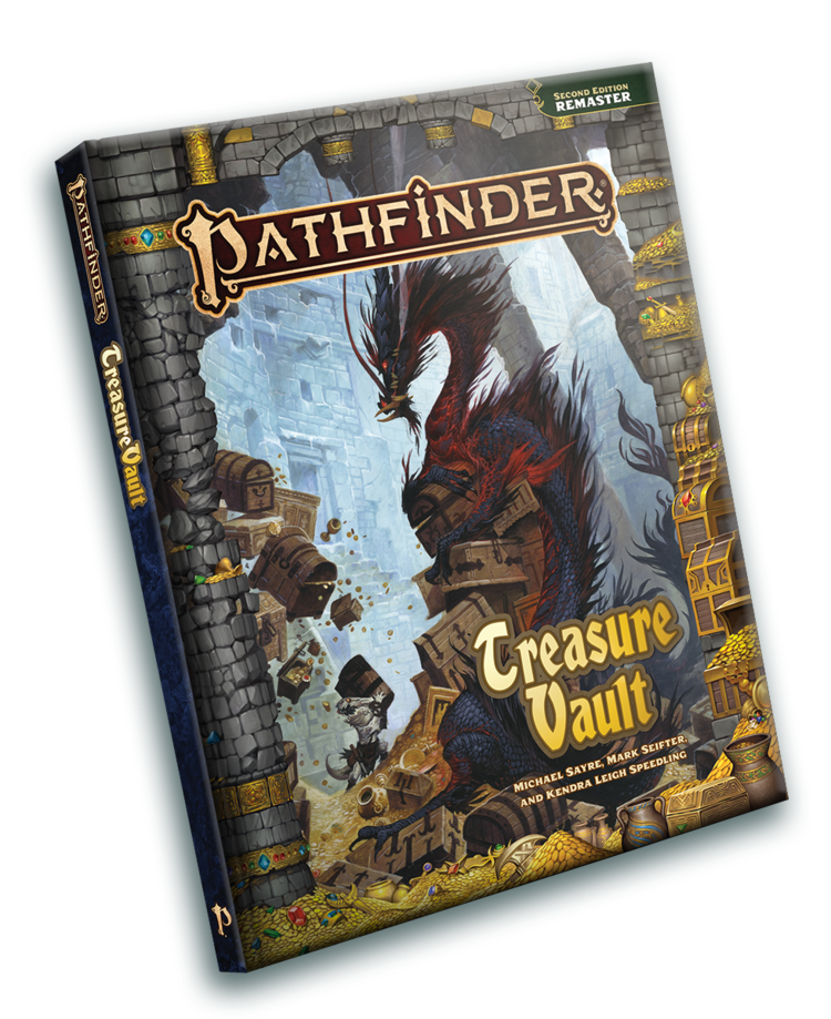PAIZO PUBLISHING PATHFINDER 2E TREASURE VAULT REMASTERED HC STANDARD COVER