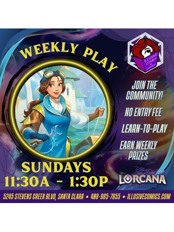 LORCANA WEEKLY FREE PLAY