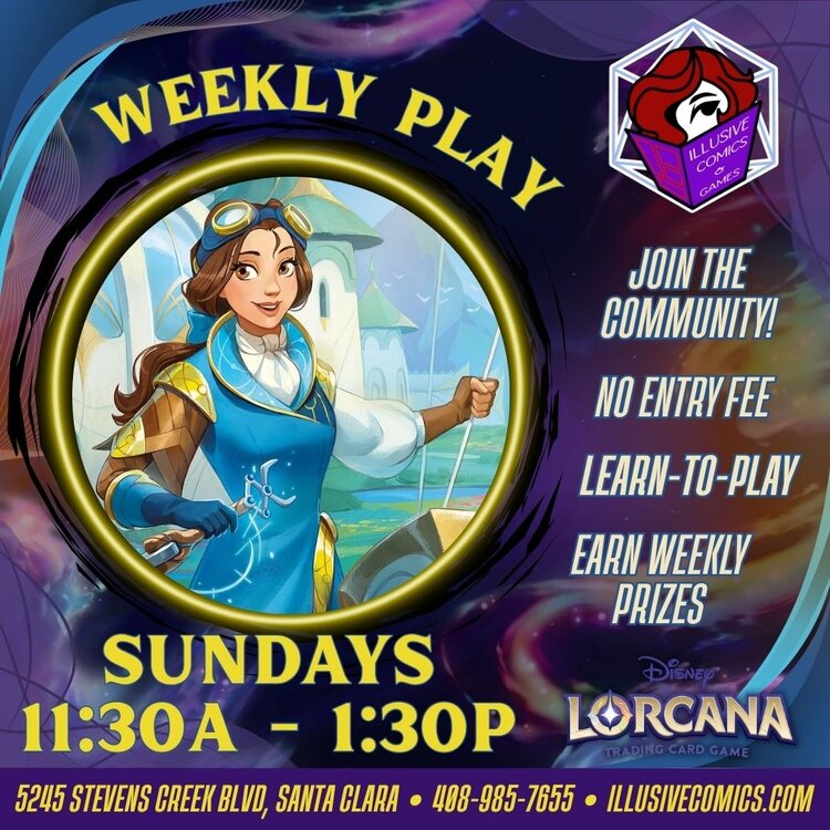 LORCANA WEEKLY FREE PLAY