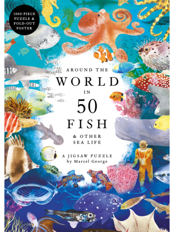 ORION AROUND THE WORLD IN 50 FISH 1000 PIECE PUZZLE