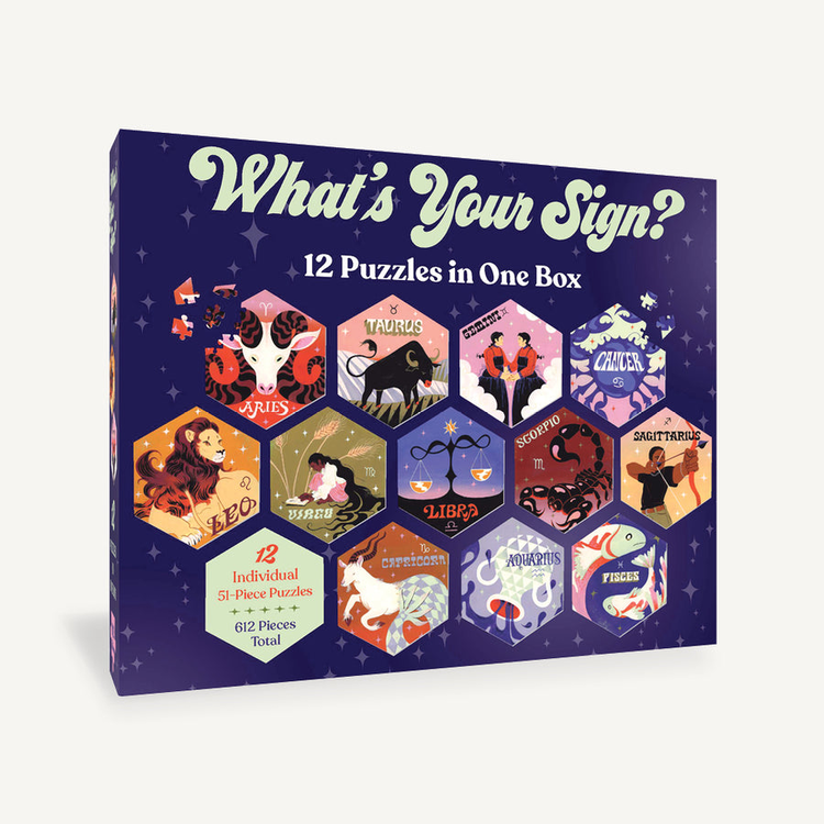 CHRONICLE BOOKS WHATS YOUR SIGN? (12-PUZZLE SET)