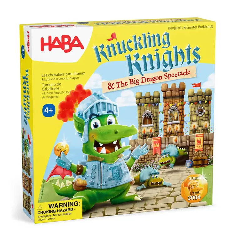 HABA GAMES KNUCKLING KNIGHTS AND THE BIG DRAGON SPECTACLE