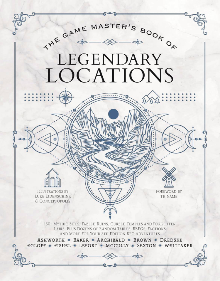 GAME MASTERS BOOK OF LEGENDARY LOCATIONS HC