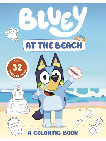 PENGUIN RANDOM HOUSE BLUEY AT THE BEACH COLORING BOOK