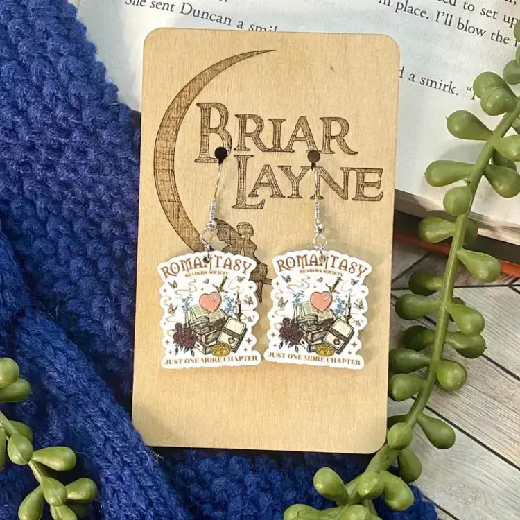 ROMANTASY BOOK EARRINGS