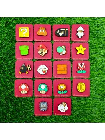 SUPER MARIO WOOD PIN
