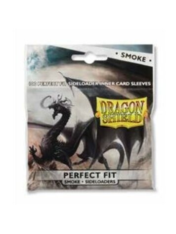 ULTRA PRO DRAGON SHIELD PERFECT FIT 100 CT SLEEVES SIDELOADERS SMOKE