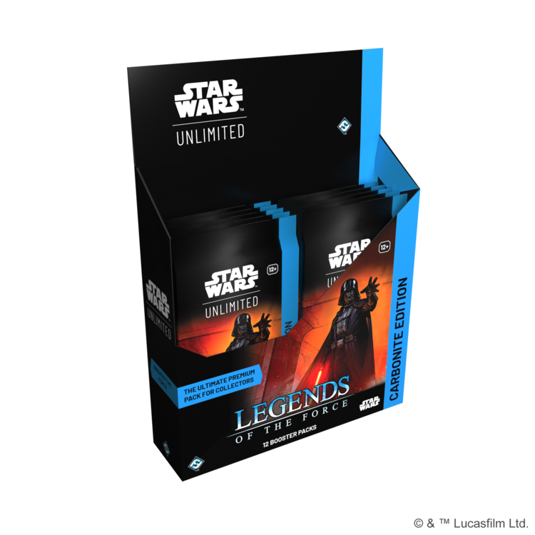 STAR WARS UNLIMITED LEGENDS OF THE FORCE CARBONITE BOOSTER BOX