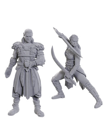 WIZKIDS D&D NOLZUR'S MARVELOUS MINIATURES: BALDURS GATE 3 - JAHEIRA & HALSIN