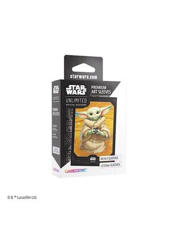 GAMEGENIC STAR WARS UNLIMITED LEGENDS OF THE FORCE PREMIUM ART SLEEVE GROGU