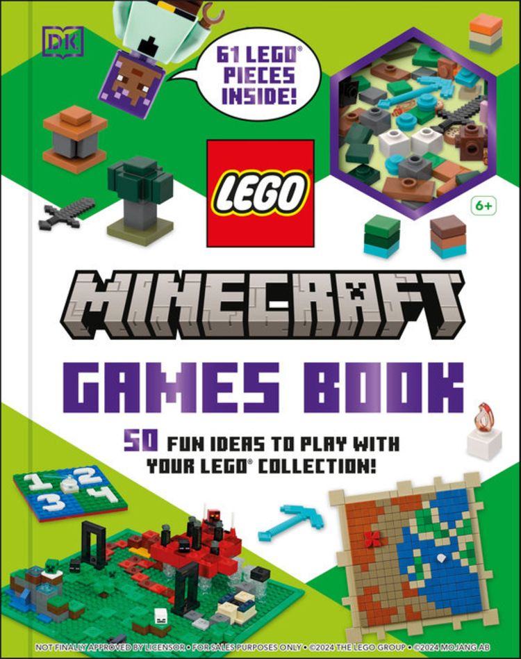 PENGUIN RANDOM HOUSE LEGO MINECRAFT GAMES BOOK HC