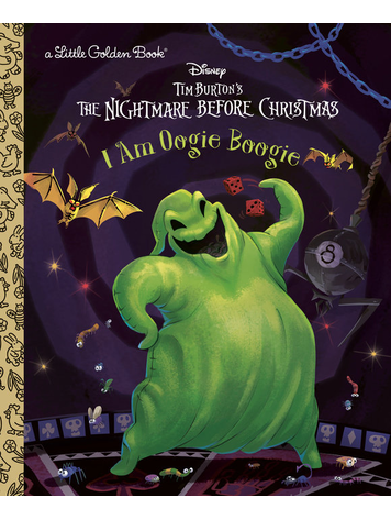 PENGUIN RANDOM HOUSE DISNEY TIM BURTONS THE NIGHTMARE BEFORE CHRISTMAS I AM OOGIE BOOGIE LITTLE GOLDEN BOOK