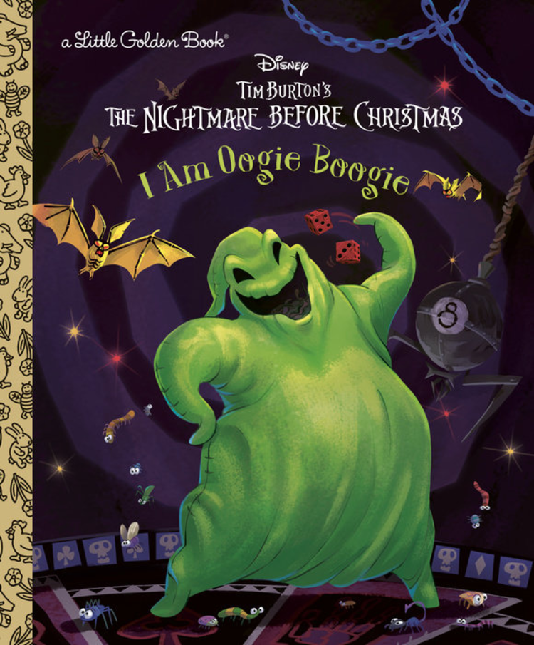 PENGUIN RANDOM HOUSE DISNEY TIM BURTONS THE NIGHTMARE BEFORE CHRISTMAS I AM OOGIE BOOGIE LITTLE GOLDEN BOOK