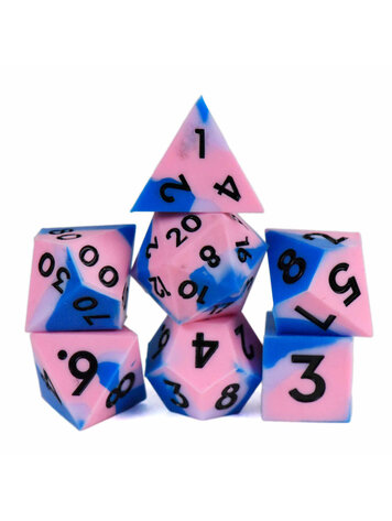 DND DICE CLOUDSCAPE SILICONE RPG DICE SET