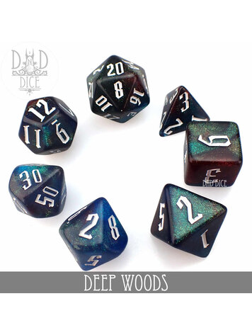DND DICE DEEP WOODS RPG DICE SET