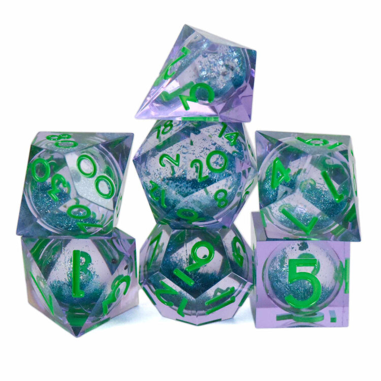DND DICE PRACTICAL JOKE LIQUID CORE DICE SET