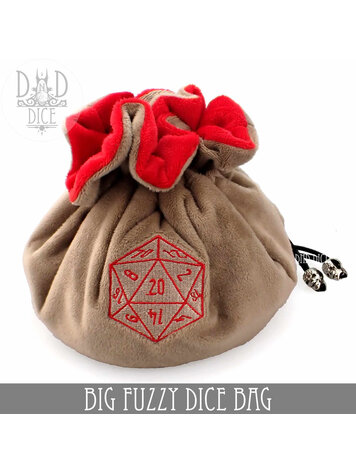 BIG FUZZY DICE BAG TAN