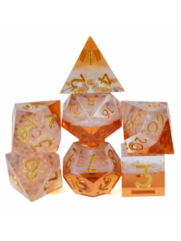 DND DICE HOLD MY BEER HANDMADE RPG DICE SET