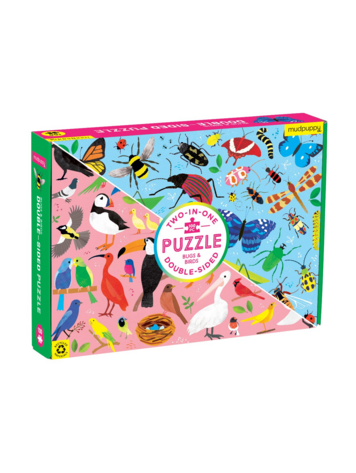 BUGS & BIRDS 100 PIECE PUZZLE DBL SIDED
