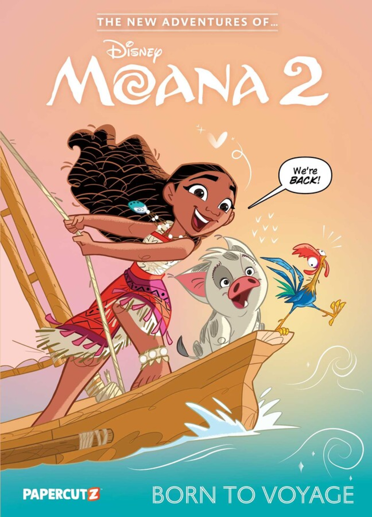 PAPERCUTZ NEW ADVENTURES OF MOANA 2 TP VOL 01 BORN TO VOYAGE