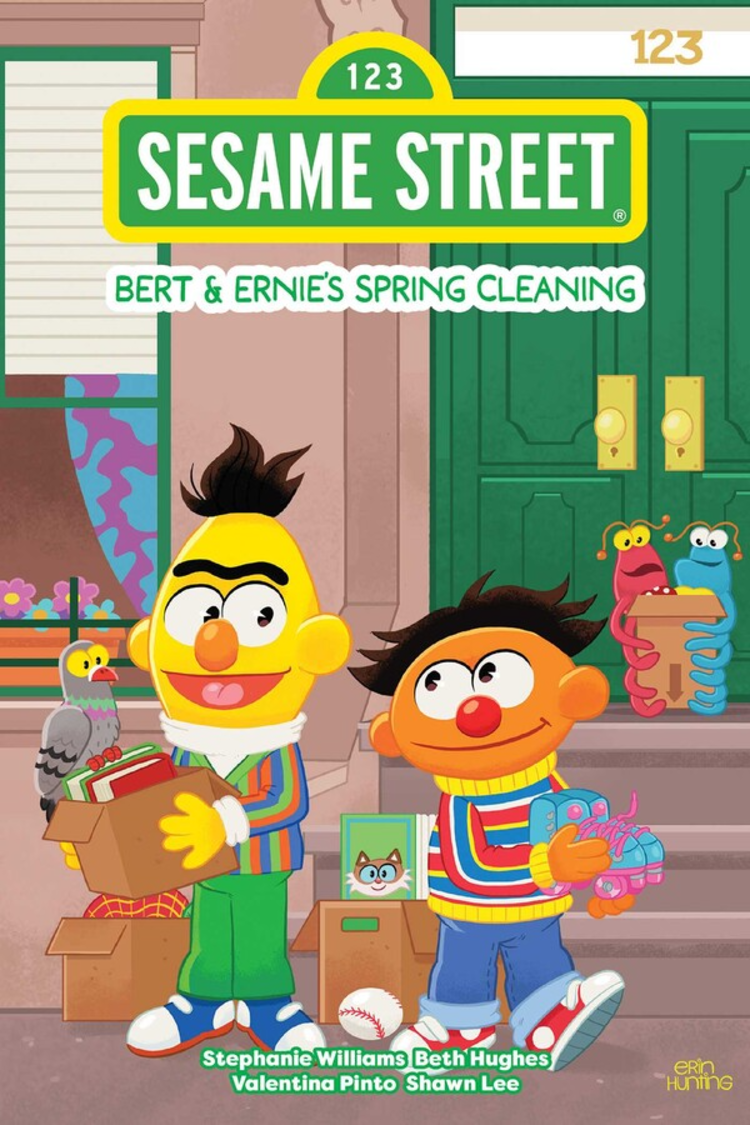 ONI PRESS INC. SESAME STREET BERT & ERNIES SPRING CLEANING HC