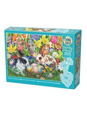 COBBLE HILL EASTER BUNNIES FAMILY 350PC PUZZLE