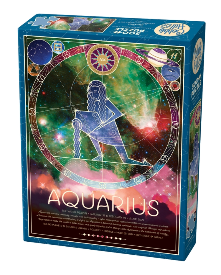 COBBLE HILL AQUARIUS 500PC PUZZLE
