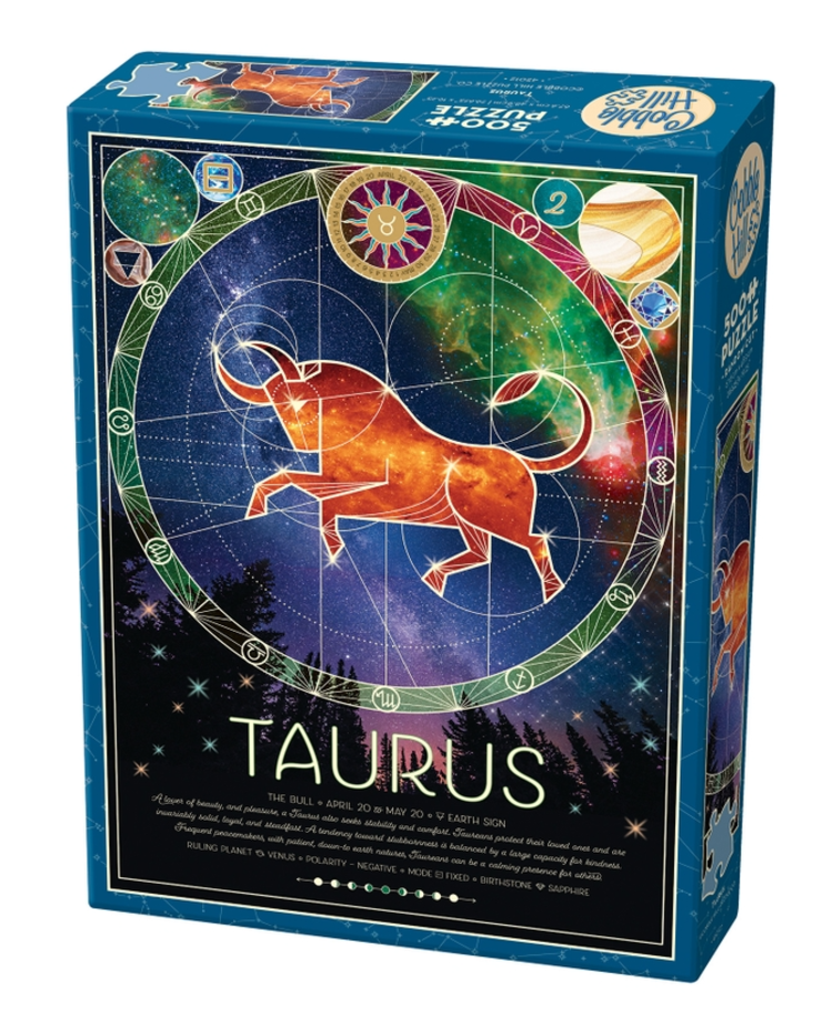 COBBLE HILL TAURUS 500 PC PUZZLE