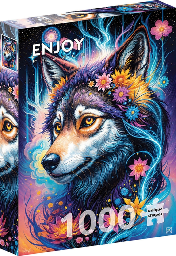 MAGICAL WOLF PORTRAIT 1000PC ENJOY PUZZLE
