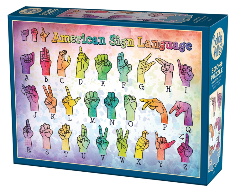 COBBLE HILL AMERICAN SIGN LANGUAGE 500PC PUZZLE