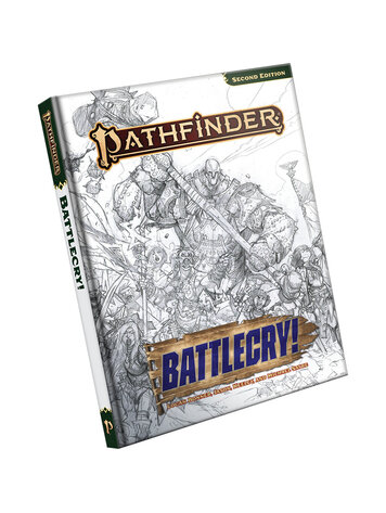 PAIZO PUBLISHING PATHFINDER 2E BATTLECRY SKETCH COVER