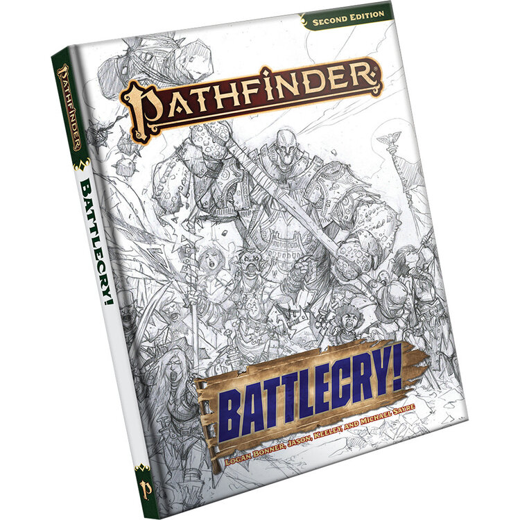 PAIZO PUBLISHING PATHFINDER 2E BATTLECRY SKETCH COVER