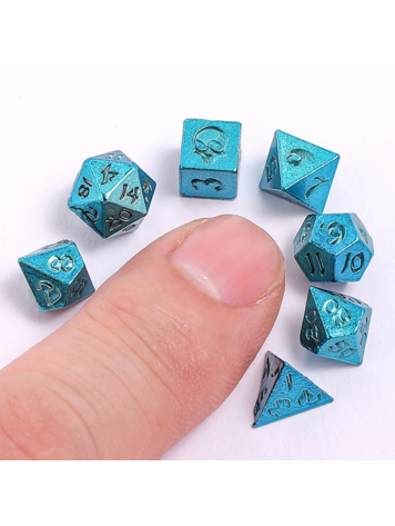 HYMGHO HYMGHO UNSEELIE MINI RPG DICE SET - BLUE
