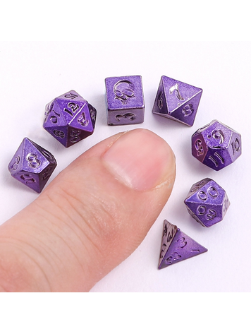 HYMGHO HYMGHO UNSEELIE MINI RPG DICE SET - PURPLE