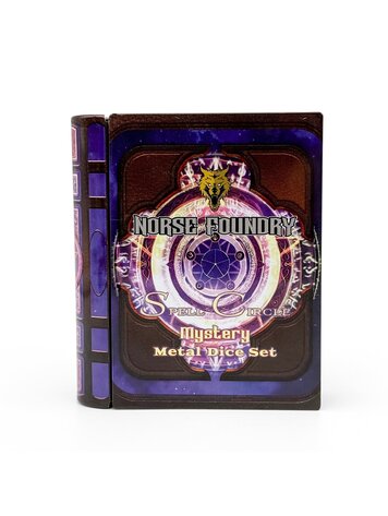 NORSE FOUNDRY SPELL CIRCLE MYSTERY METAL DICE SET BMB