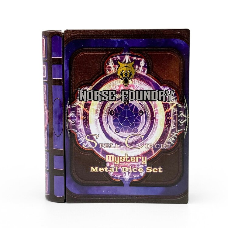 NORSE FOUNDRY SPELL CIRCLE MYSTERY METAL DICE SET BMB