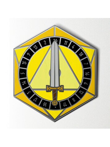 D20 SWORD SPINNER YELLOW PIN