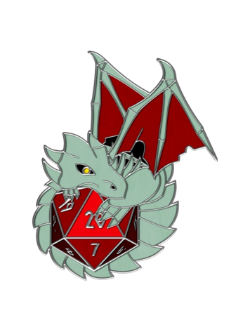 NORSE FOUNDRY DRACOLICH PIN RED