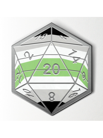 NORSE FOUNDRY PRIDE FLAG PIN AGENDER FLAG